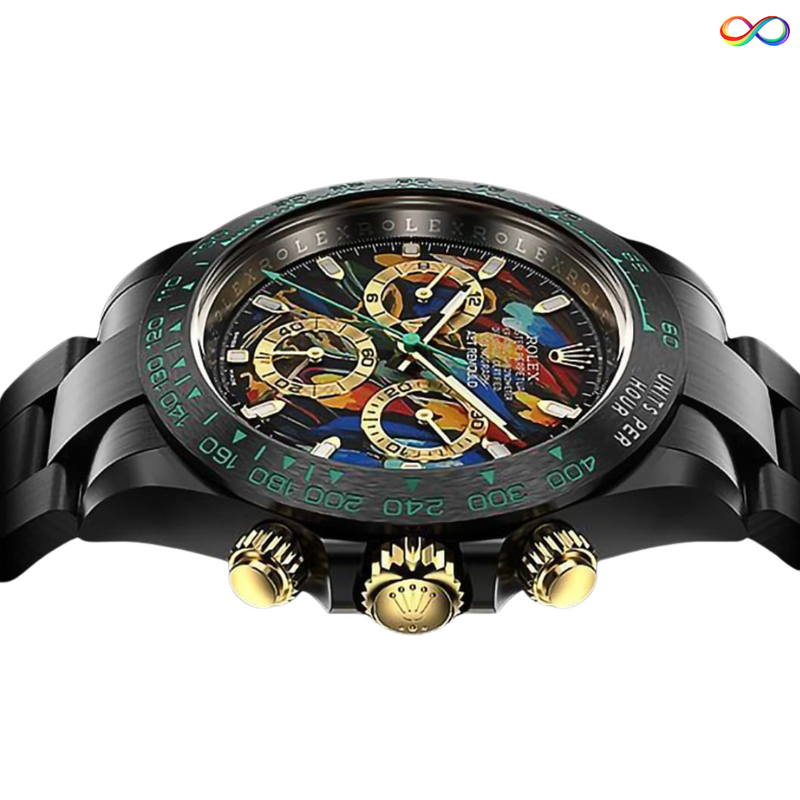 X9-11256 121P Series RO_LEX Black Premium Quality Watch.