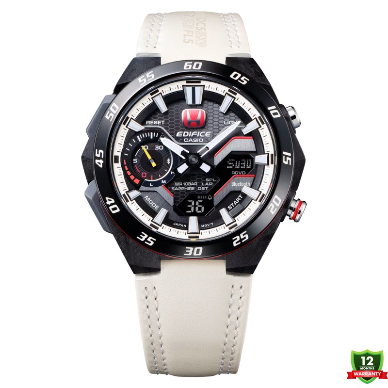 AX-10125780 N91 TOM’s White Honda Dial Watch.