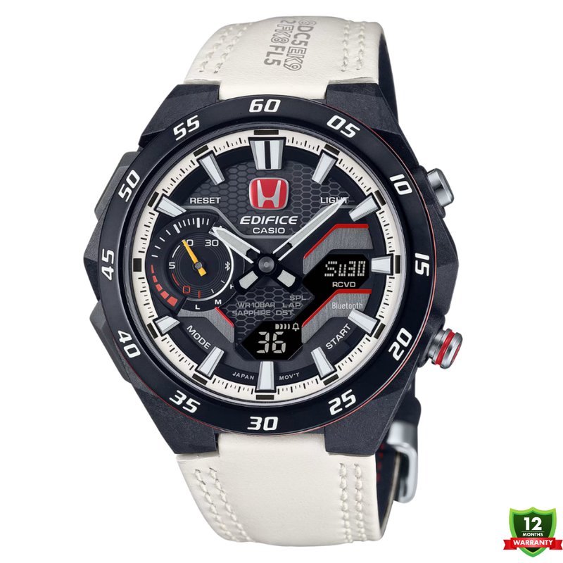 AX-10125780 N91 TOM’s White Honda Dial Watch.