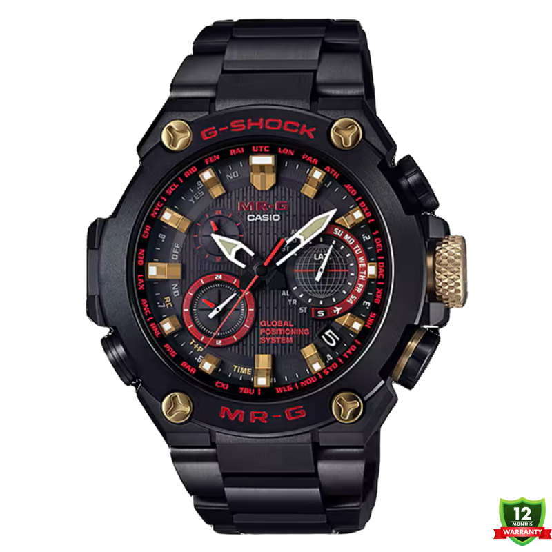 MR-G Black Stainless Steel Watch AX-10125782 N91 Series