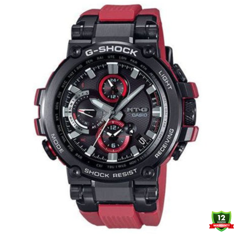 MT-G Red Black Dial Solar Watch AX-1012586 N91 Series.