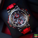 MT-G Red Black Dial Solar Watch AX-1012586 N91 Series.