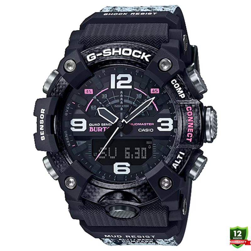 AX-10125892 N91 Mud Master White Black Solar Watch.