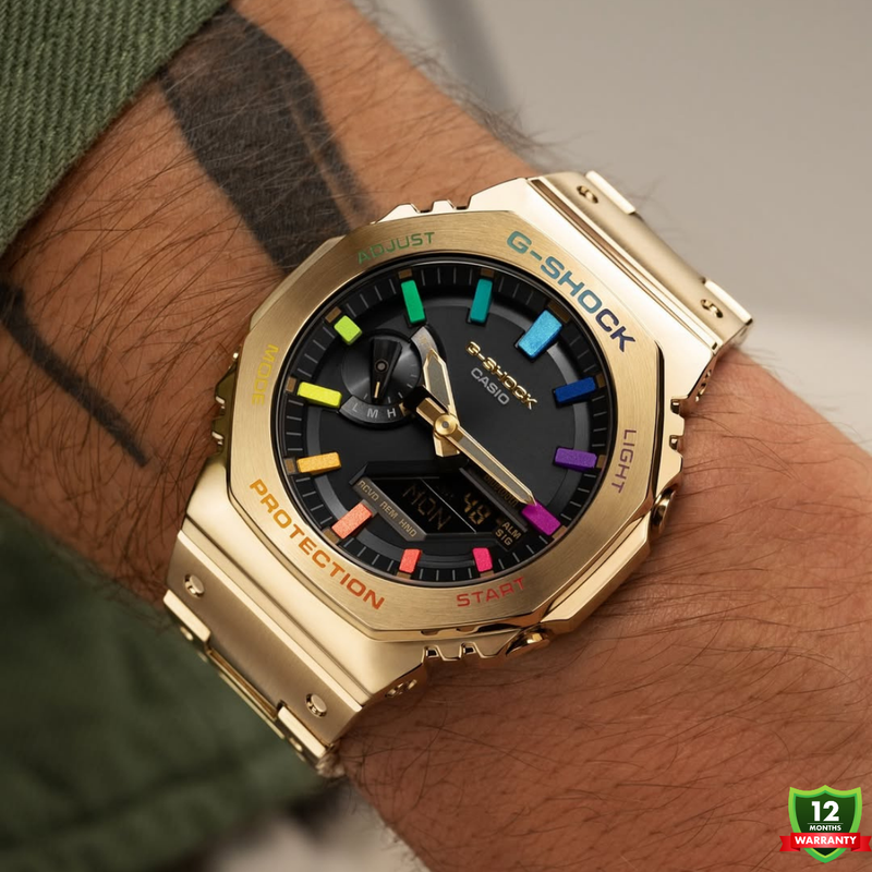 AX-1012568 N91 Silver/Golden Stainless Steel Watch.